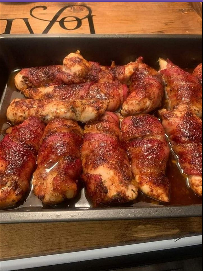 Bacon Wrapped Chicken Tenders