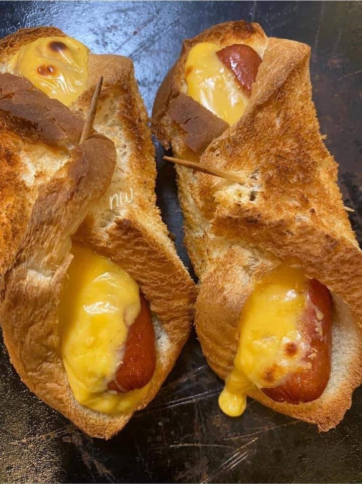 Toasted Hot Dog Roll-Ups