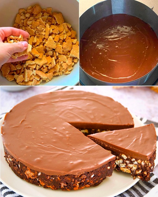 No-bake cold cake: the recipe for a fresh and delicious dessert with biscuits and chocolate