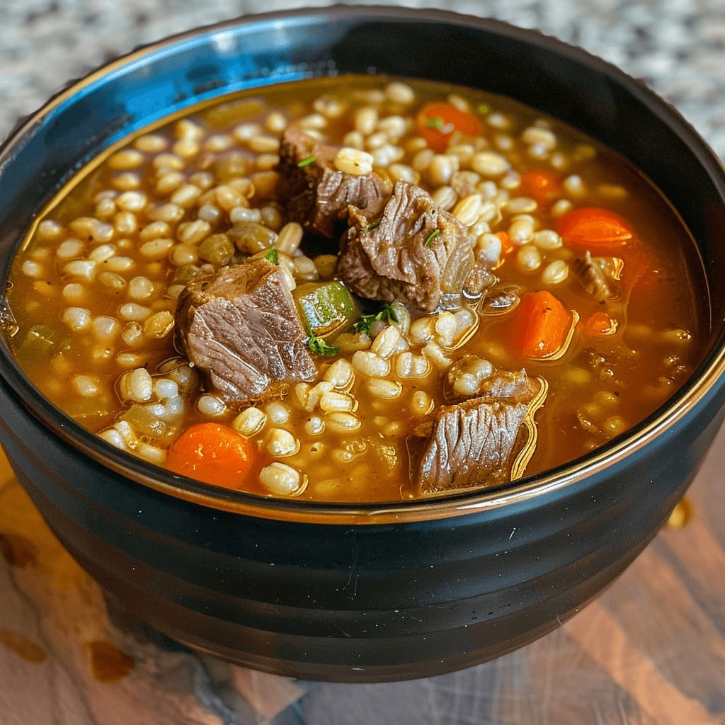 Beef & Barley Soup