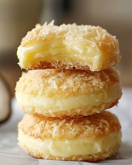 Heavenly Coconut Lemon Curd Cookie