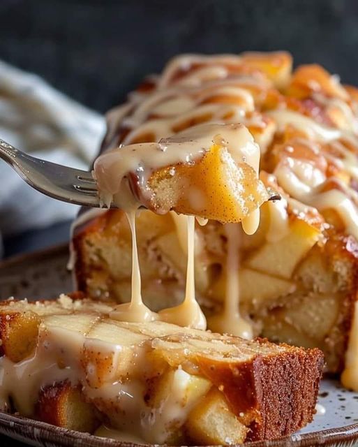 Luscious Country Apple Fritter Bread