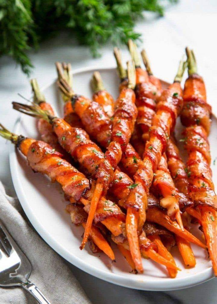 Maple Bacon Carrots