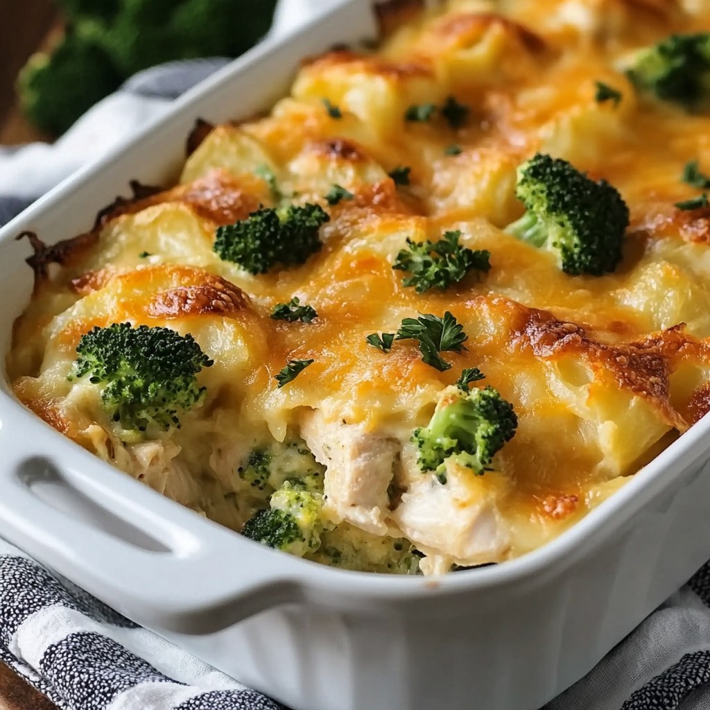 Baked Potato Chicken and Broccoli Casserole