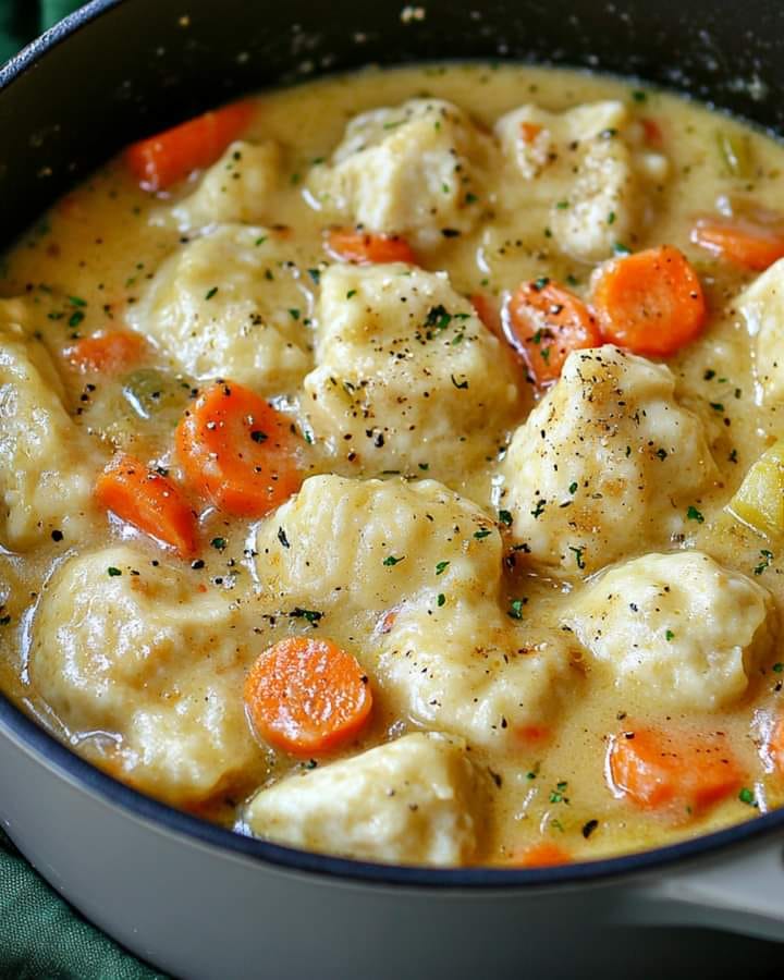 CHICKEN & DUMPLINGS SOUP RECIPE