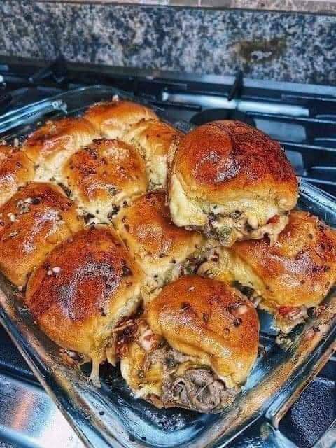 Philly Cheesesteak Sliders