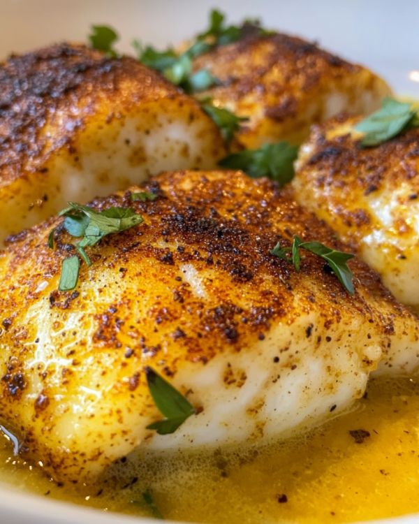 Baked Blackened Cod