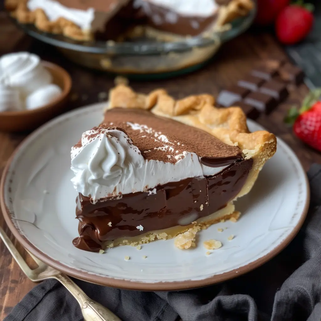 Old Fashioned Chocolate Pie