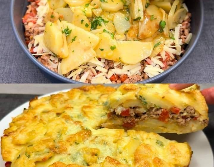 Potato and Ground Beef Bake